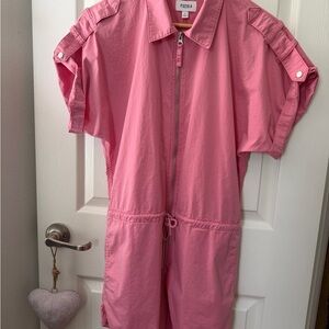 Pistola Pink overall Zip-Up S like New adorable 🥰